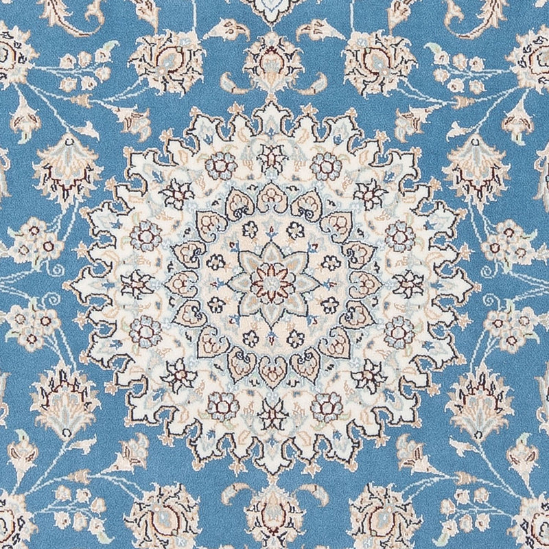 Perserteppich - Nain - Premium - 206 x 147 cm - blau