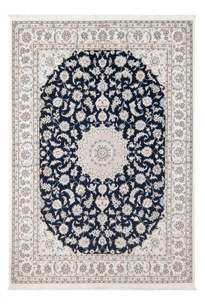 Perserteppich - Nain - Premium - 203 x 147 cm - dunkelblau