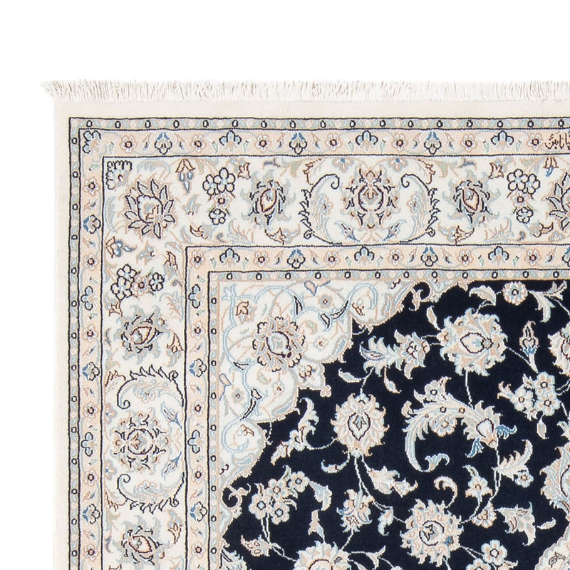 Perserteppich - Nain - Premium - 203 x 147 cm - dunkelblau