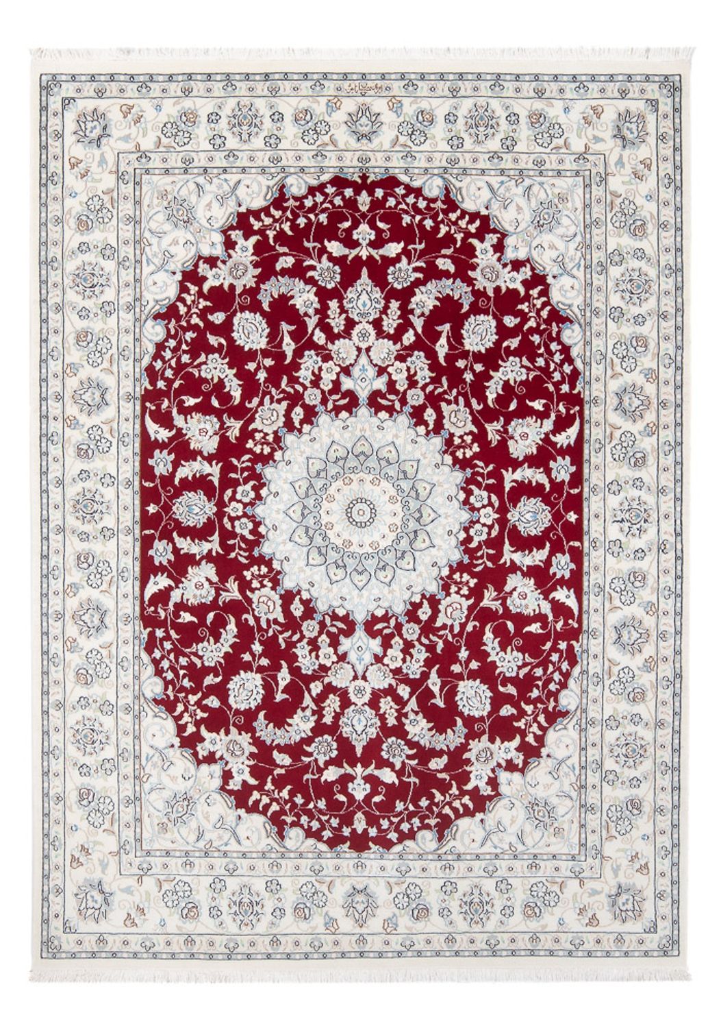Perserteppich - Nain - Premium - 200 x 146 cm - rot