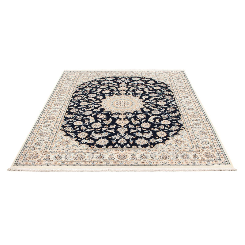 Perserteppich - Nain - Premium - 205 x 148 cm - dunkelblau
