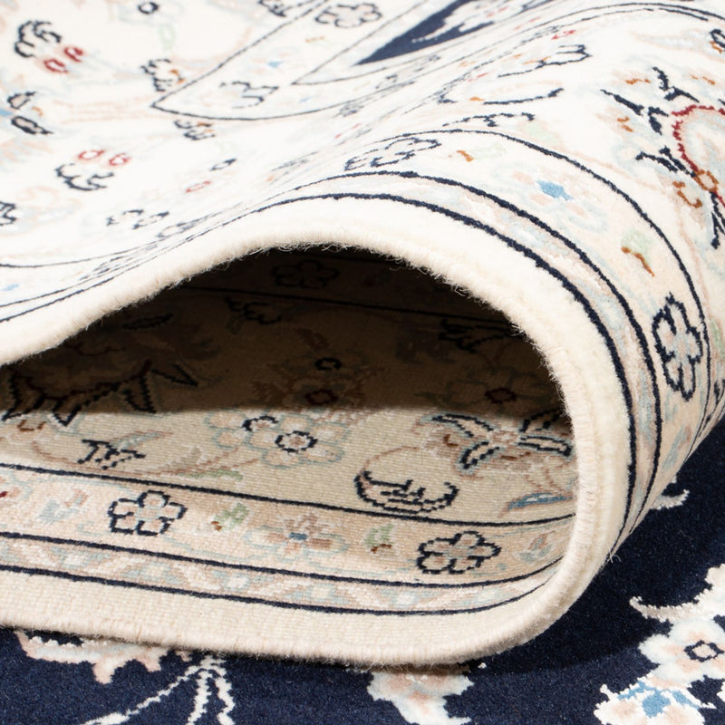 Perserteppich - Nain - Premium - 200 x 147 cm - dunkelblau