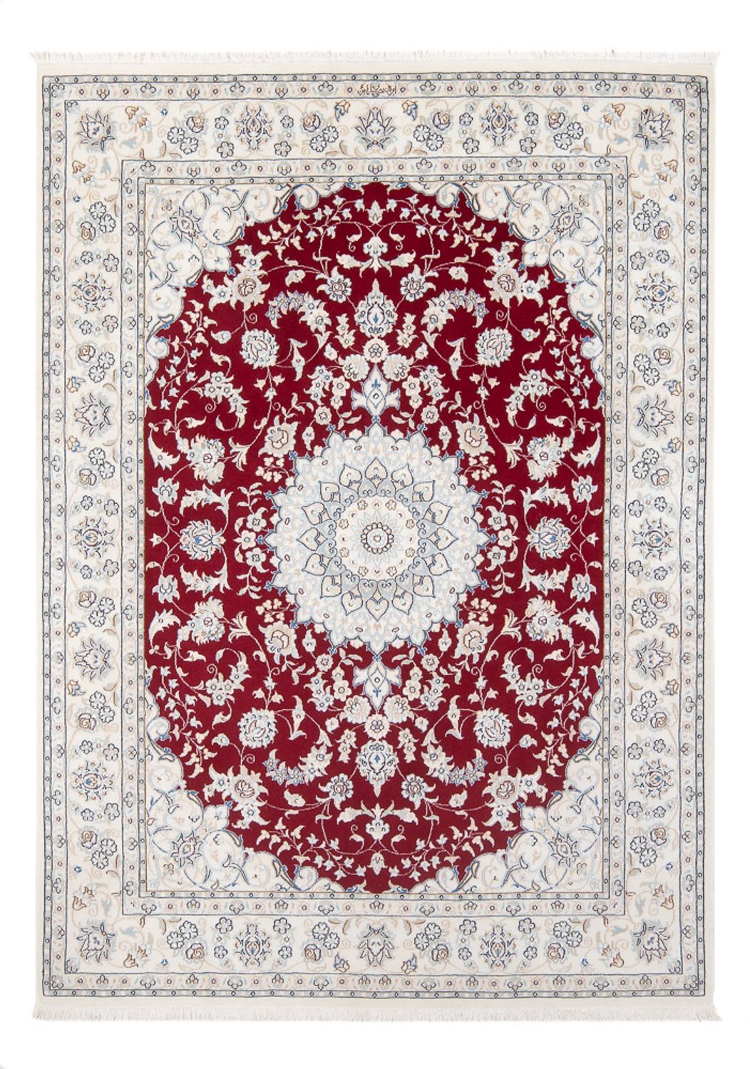 Perserteppich - Nain - Premium - 205 x 148 cm - rot