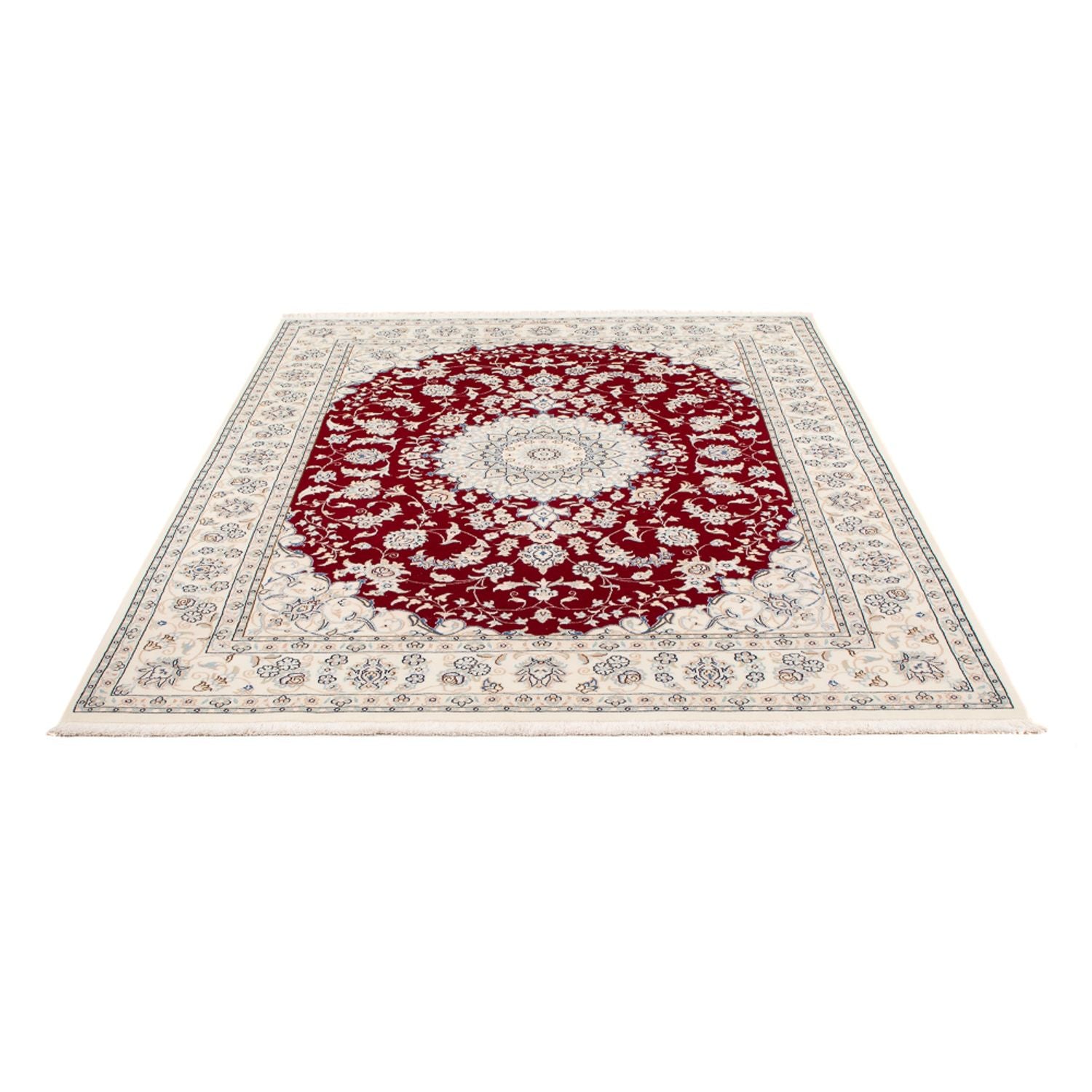 Perserteppich - Nain - Premium - 205 x 148 cm - rot