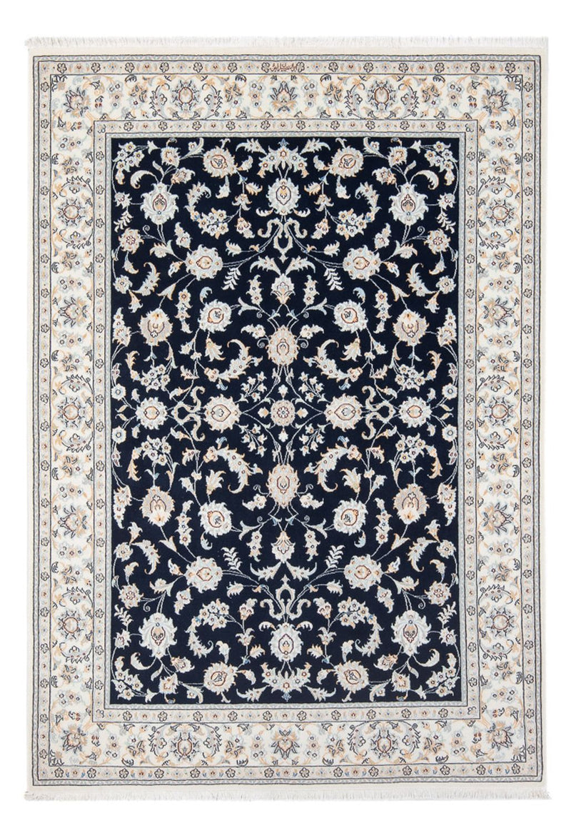 Perserteppich - Nain - Premium - 205 x 148 cm - dunkelblau