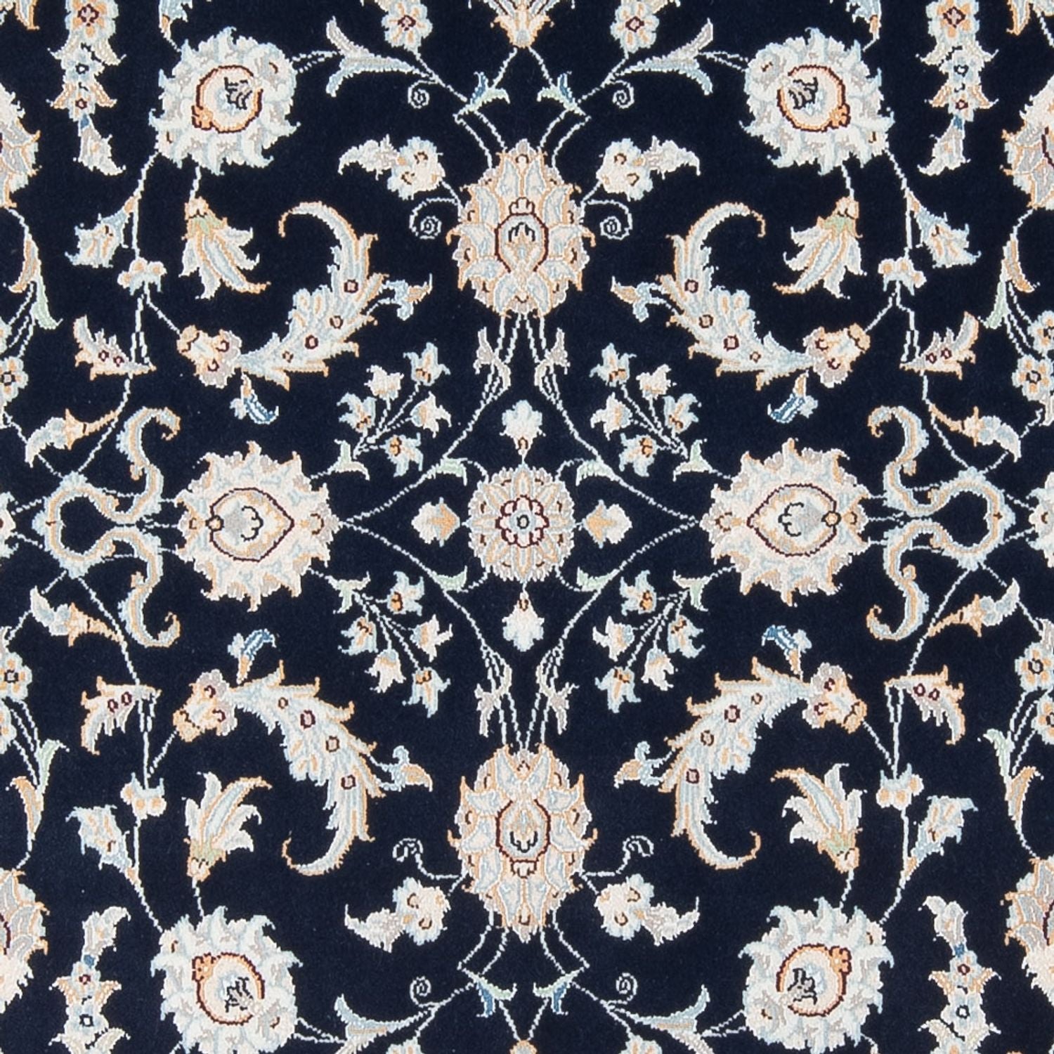 Perserteppich - Nain - Premium - 205 x 148 cm - dunkelblau