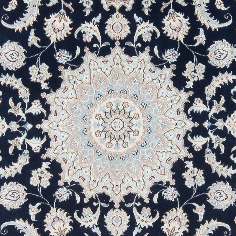 Perserteppich - Nain - Premium - 202 x 150 cm - dunkelblau