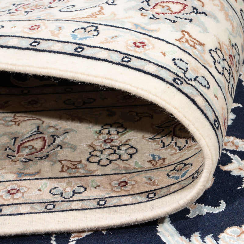 Perserteppich - Nain - Premium - 202 x 150 cm - dunkelblau