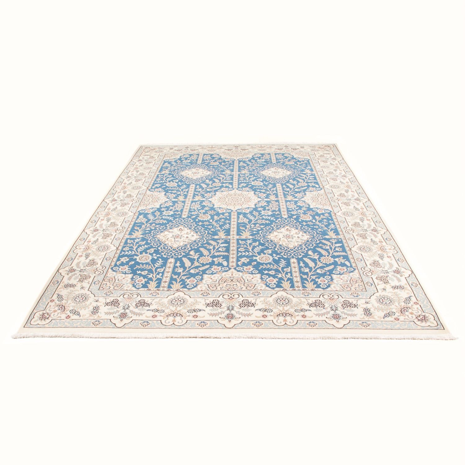 Perserteppich - Nain - Premium - 298 x 200 cm - hellblau