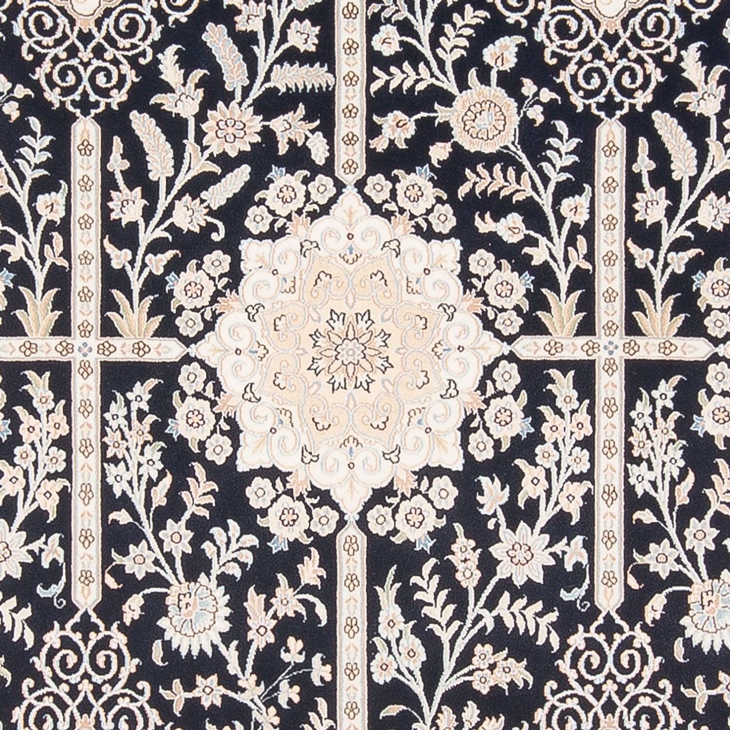 Perserteppich - Nain - Premium - 298 x 198 cm - dunkelblau