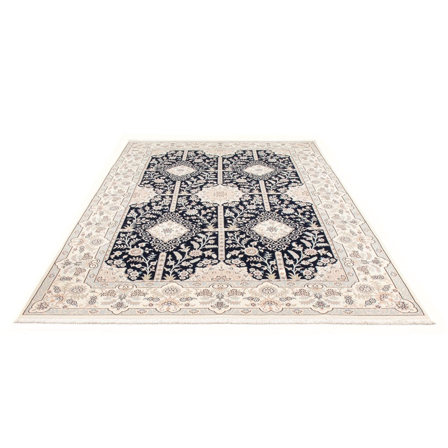 Perserteppich - Nain - Premium - 298 x 198 cm - dunkelblau
