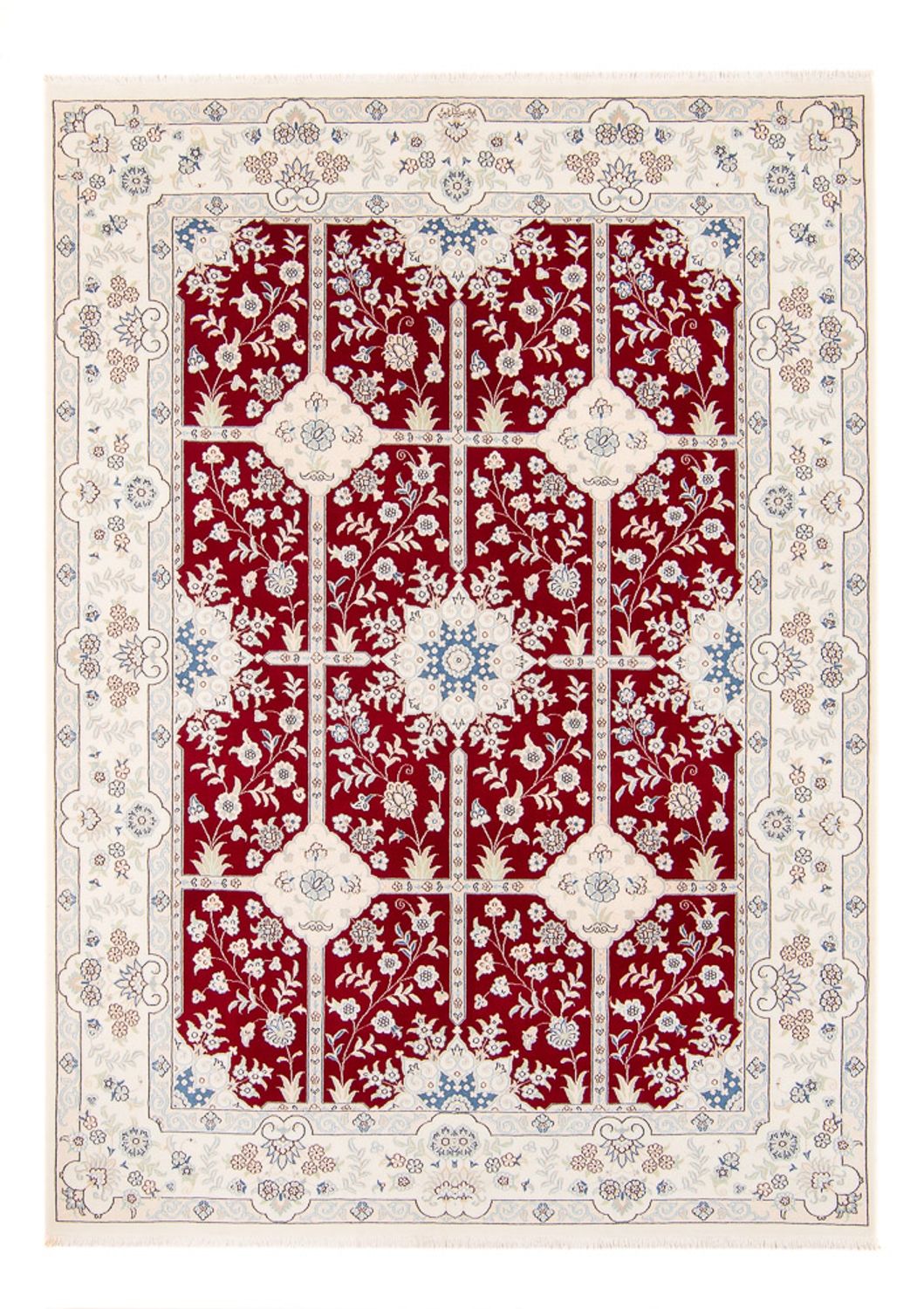 Perserteppich - Nain - 232 x 168 cm - rot