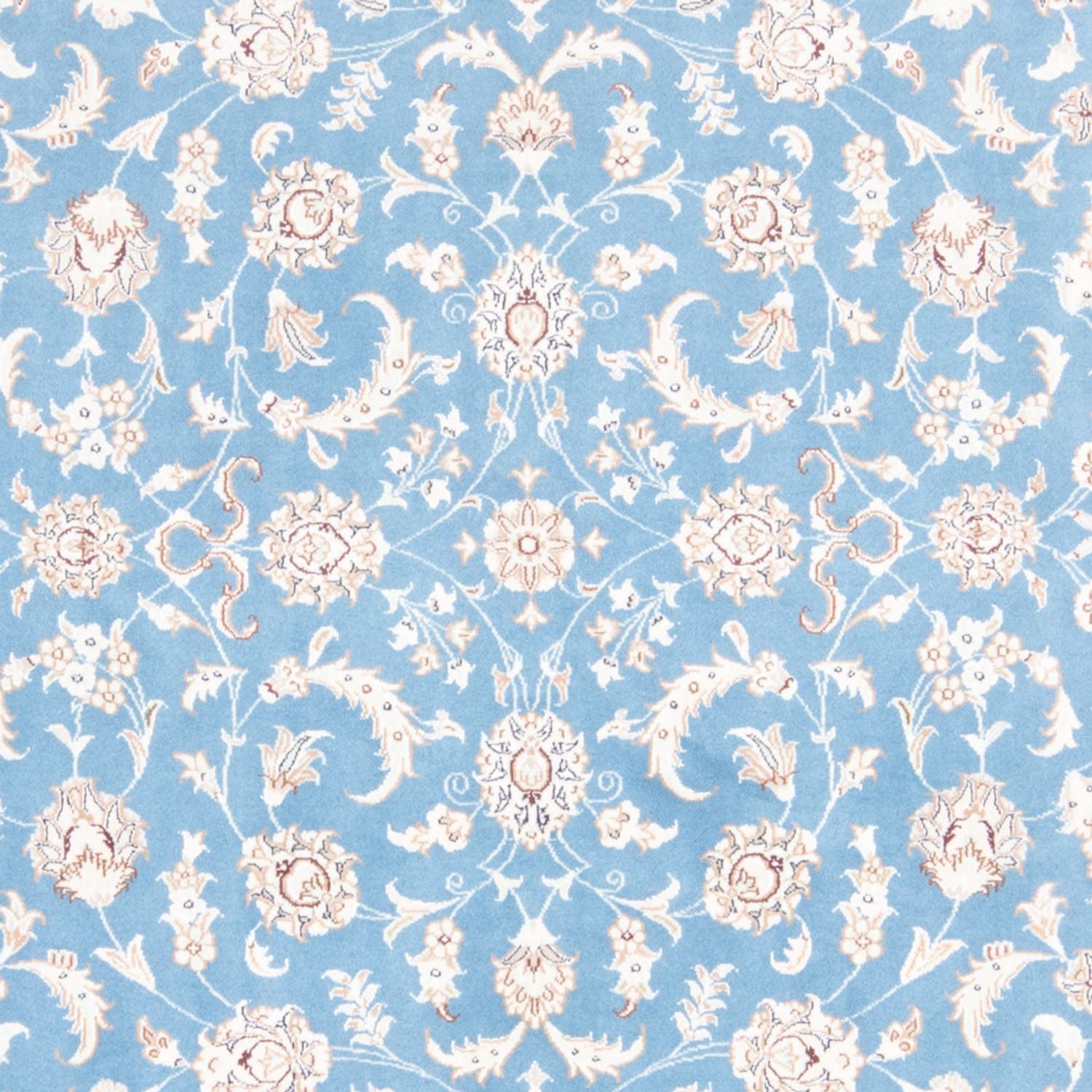 Perserteppich - Nain - Royal - 210 x 149 cm - hellblau