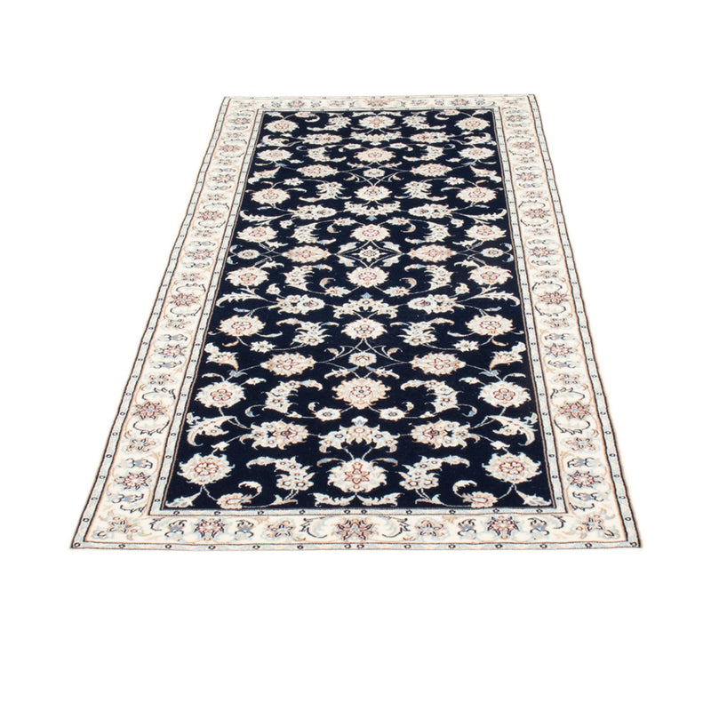 Läufer Perser - Nain - Royal - 198 x 81 cm - dunkelblau