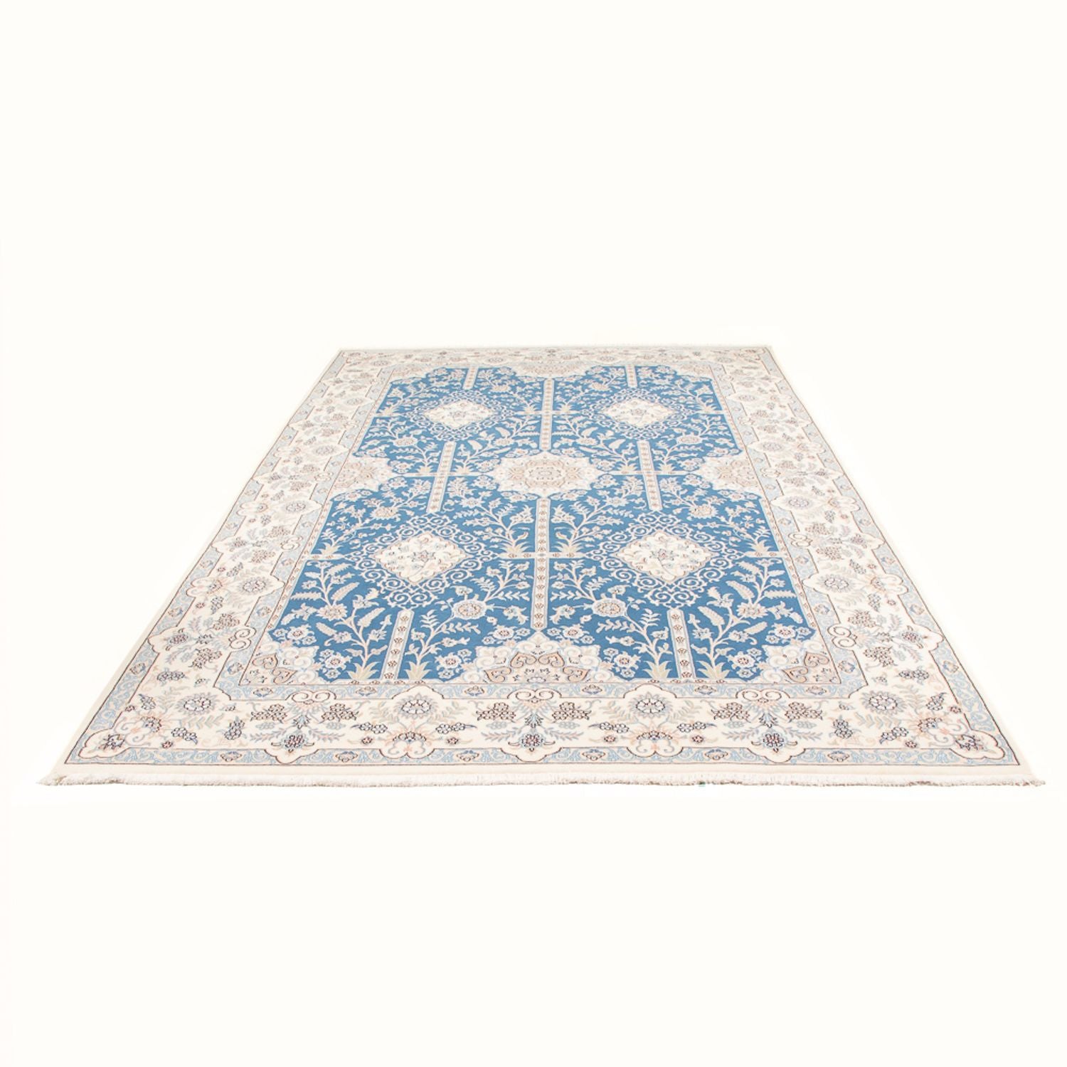 Perserteppich - Nain - Premium - 304 x 198 cm - hellblau