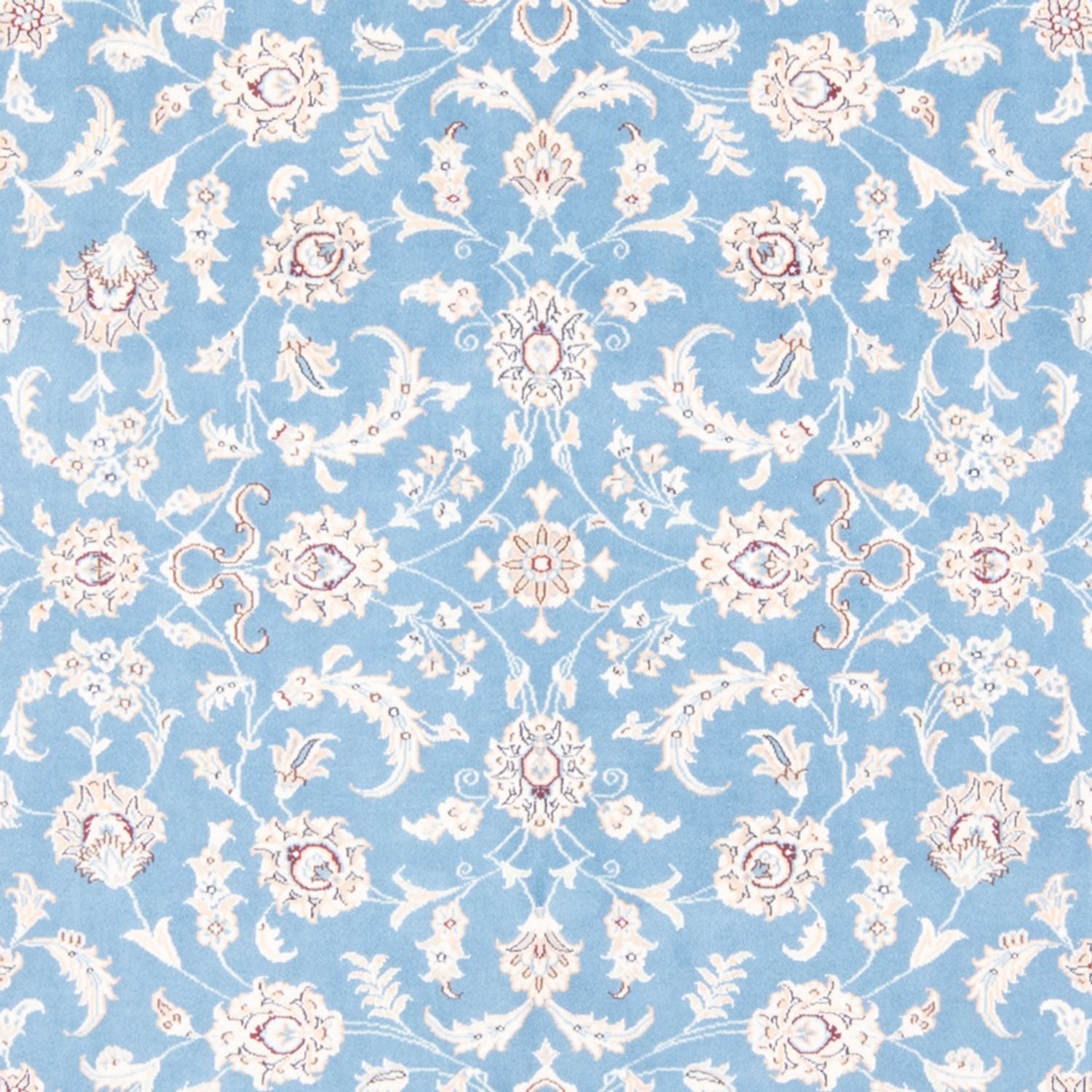 Perserteppich - Nain - Royal - 196 x 150 cm - hellblau