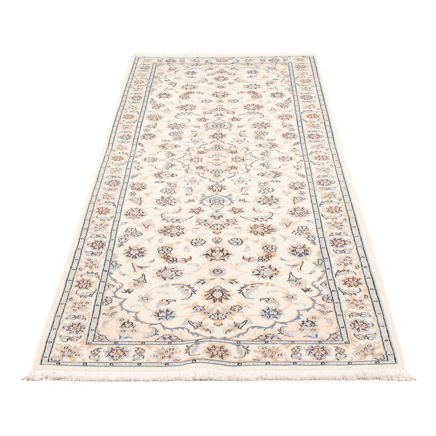 Läufer Perser - Nain - Premium - 247 x 80 cm - creme