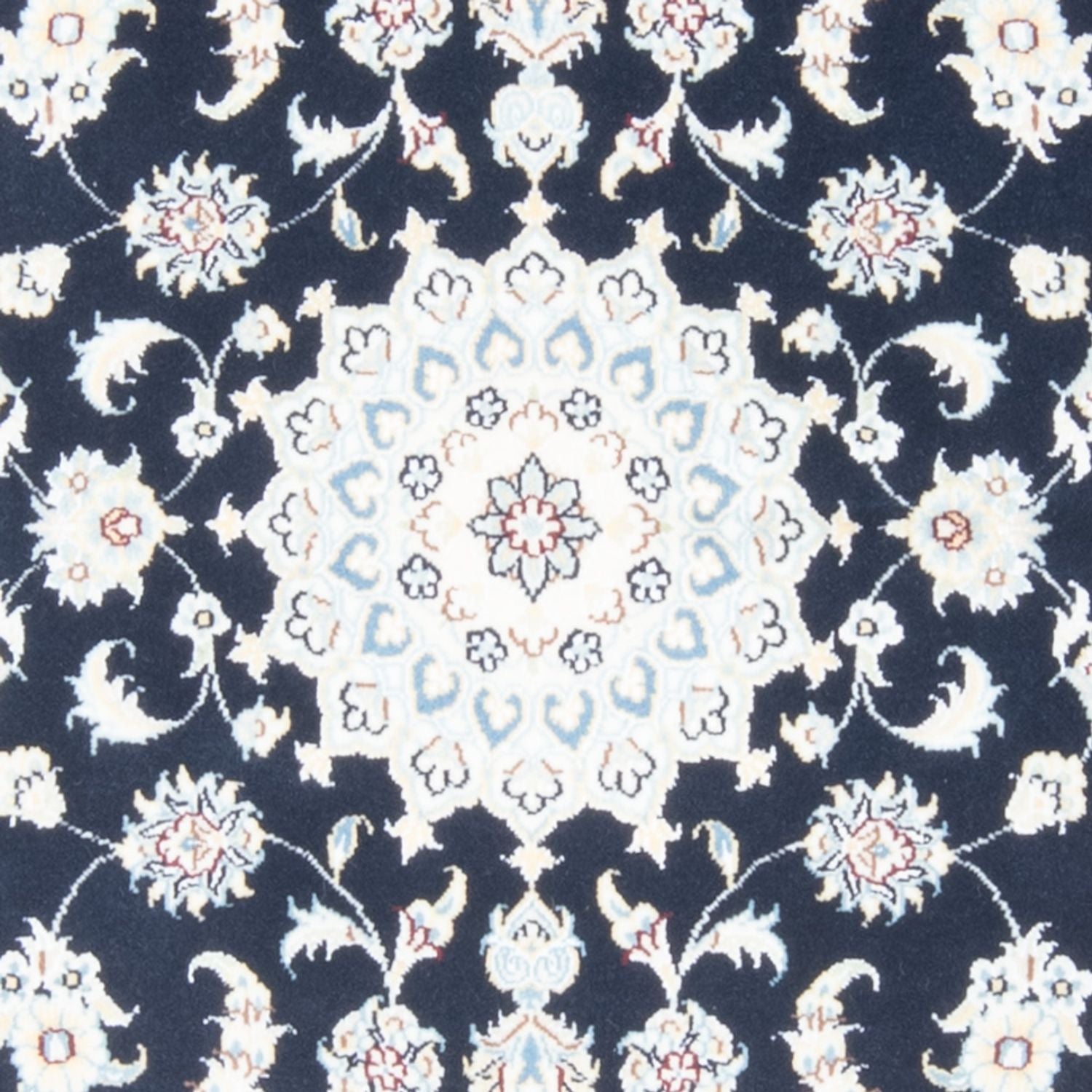 Läufer Perser - Nain - Royal - 203 x 81 cm - dunkelblau