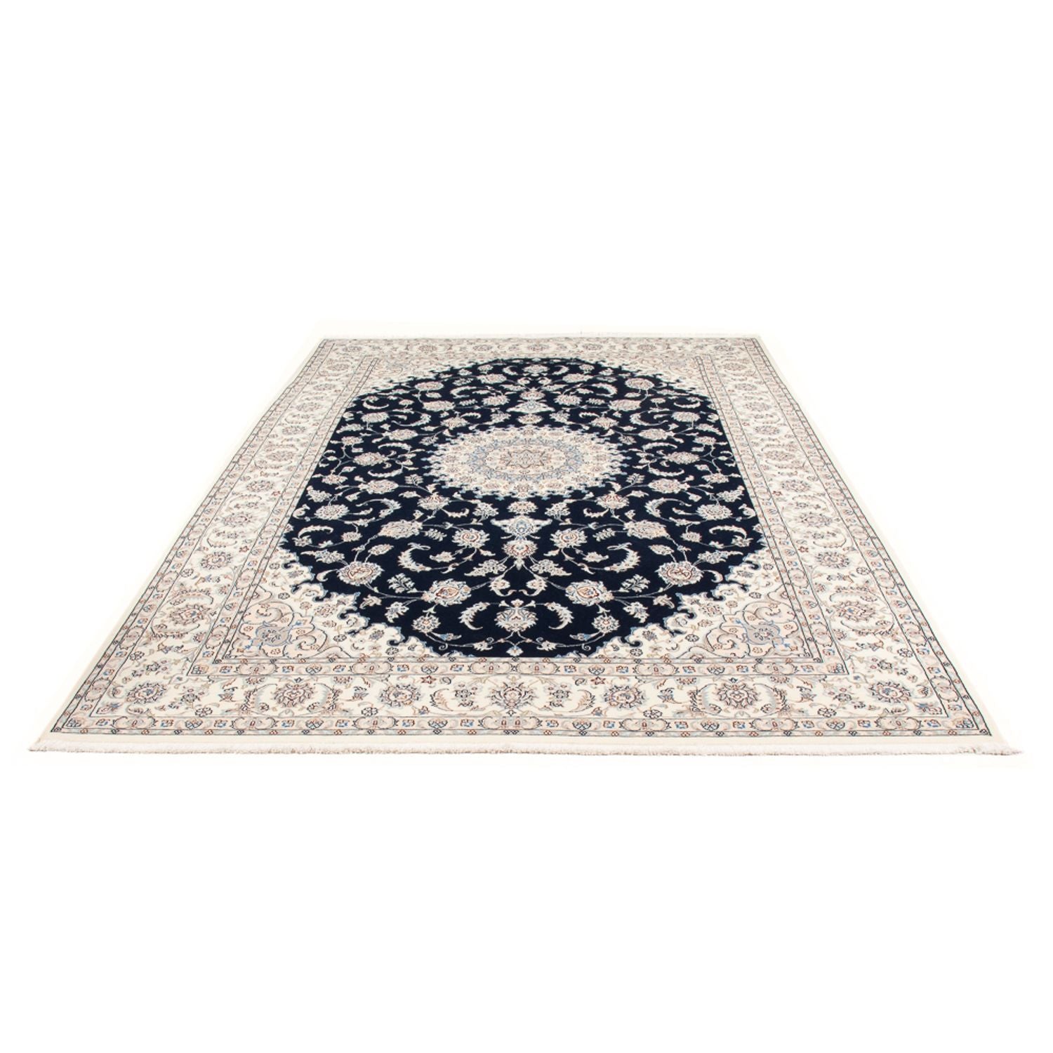 Perserteppich - Nain - Premium - 296 x 196 cm - dunkelblau