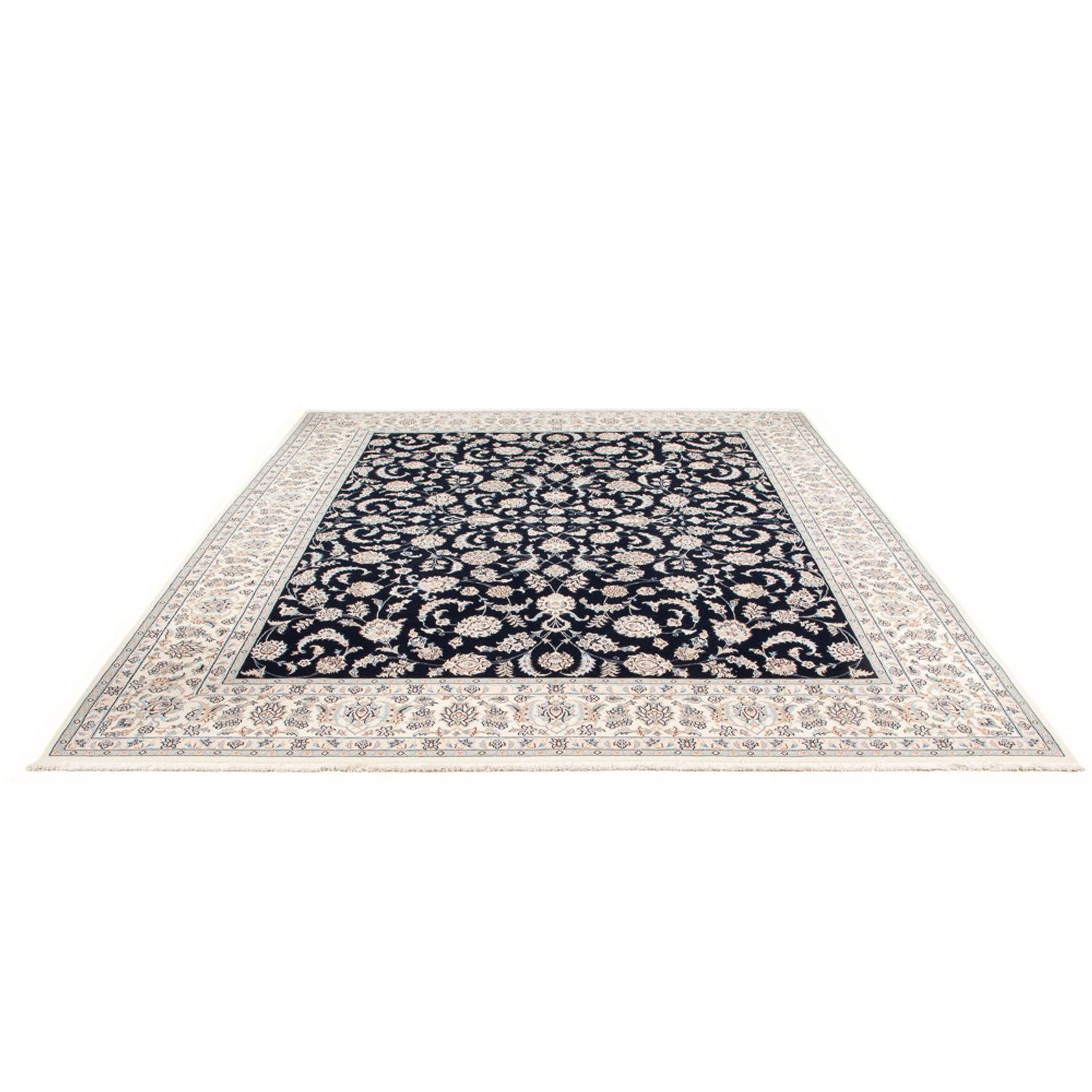 Perserteppich - Nain - Premium - 305 x 248 cm - dunkelblau