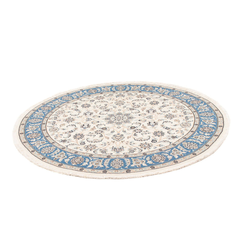 Perserteppich - Nain - Premium rund  - 148 x 149 cm - creme