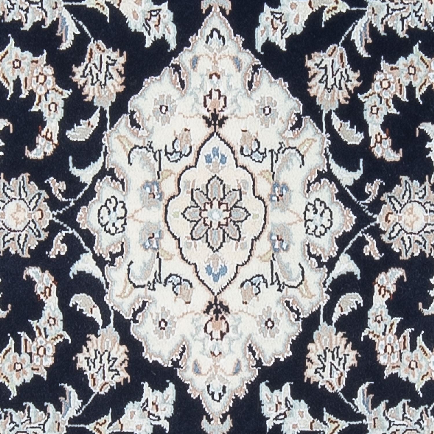 Läufer Perser - Nain - Premium - 299 x 84 cm - dunkelblau