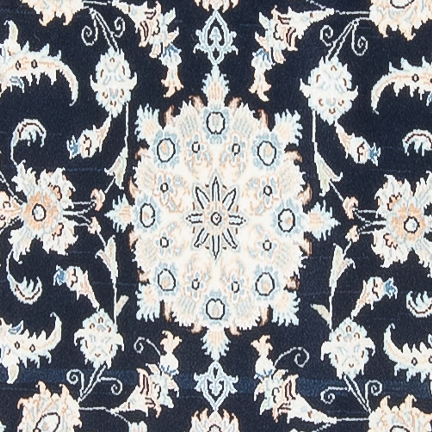 Läufer Perser - Nain - Premium - 322 x 80 cm - dunkelblau