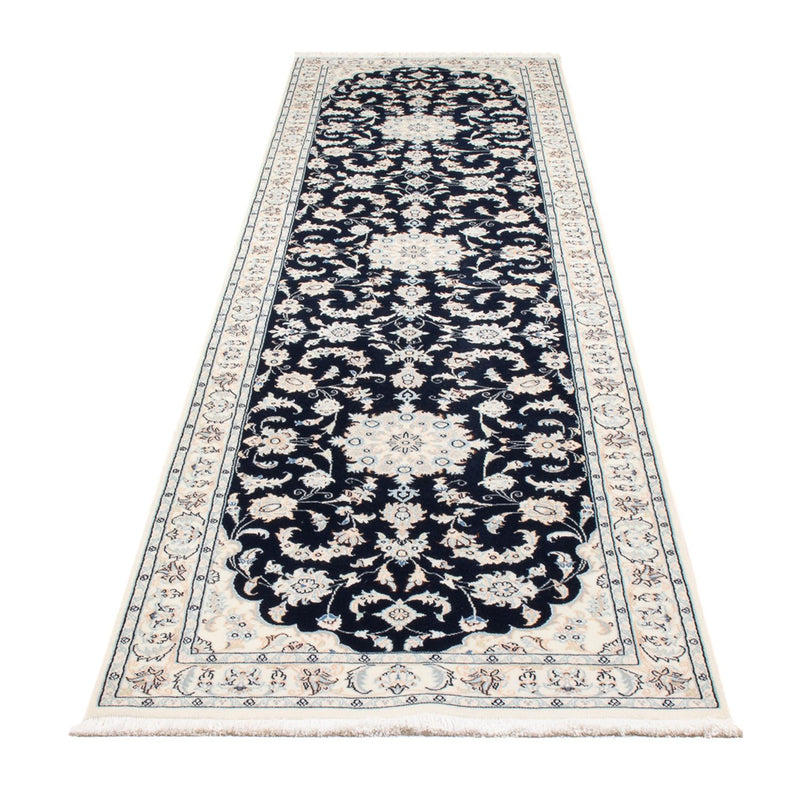 Läufer Perser - Nain - Premium - 322 x 80 cm - dunkelblau