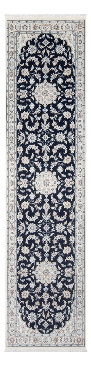 Läufer Perser - Nain - Premium - 301 x 83 cm - dunkelblau