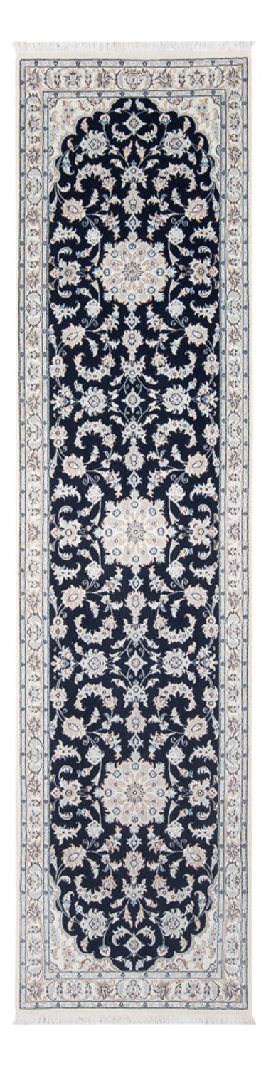 Läufer Perser - Nain - Premium - 301 x 83 cm - dunkelblau