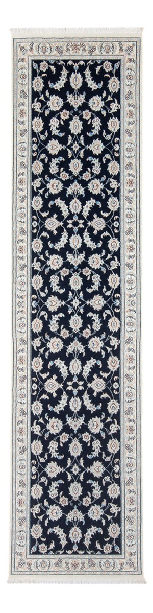 Läufer Perser - Nain - Premium - 290 x 81 cm - dunkelblau