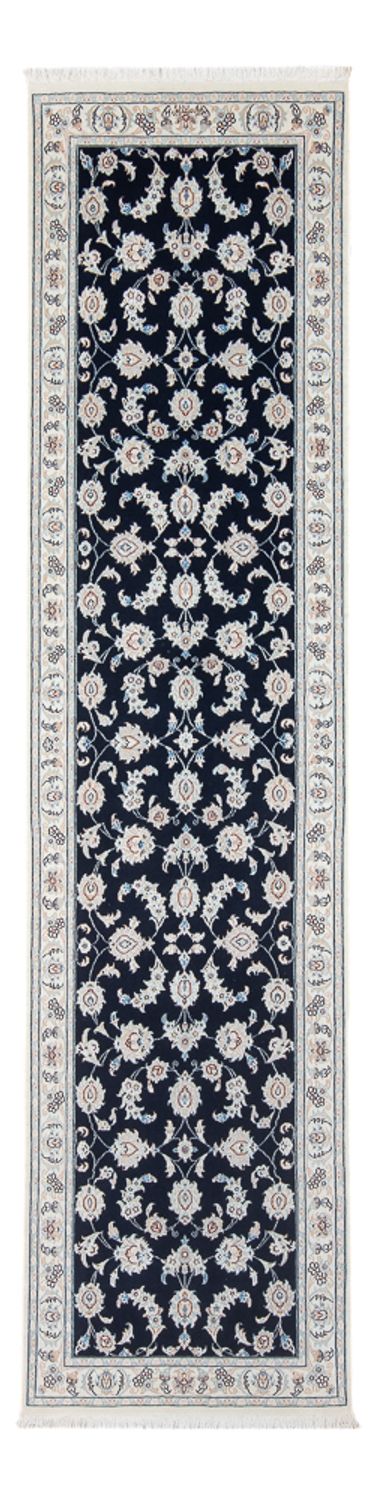 Läufer Perser - Nain - Premium - 290 x 81 cm - dunkelblau