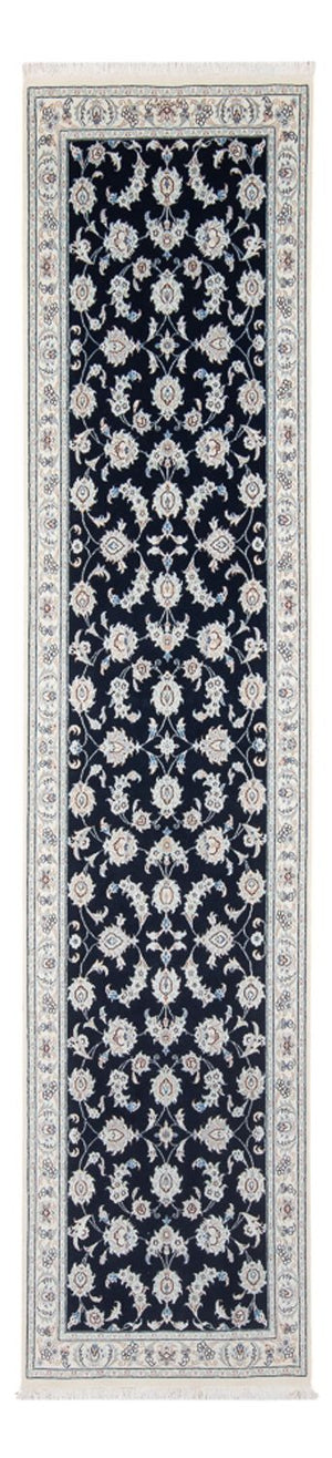 Läufer Perser - Nain - Premium - 302 x 80 cm - dunkelblau