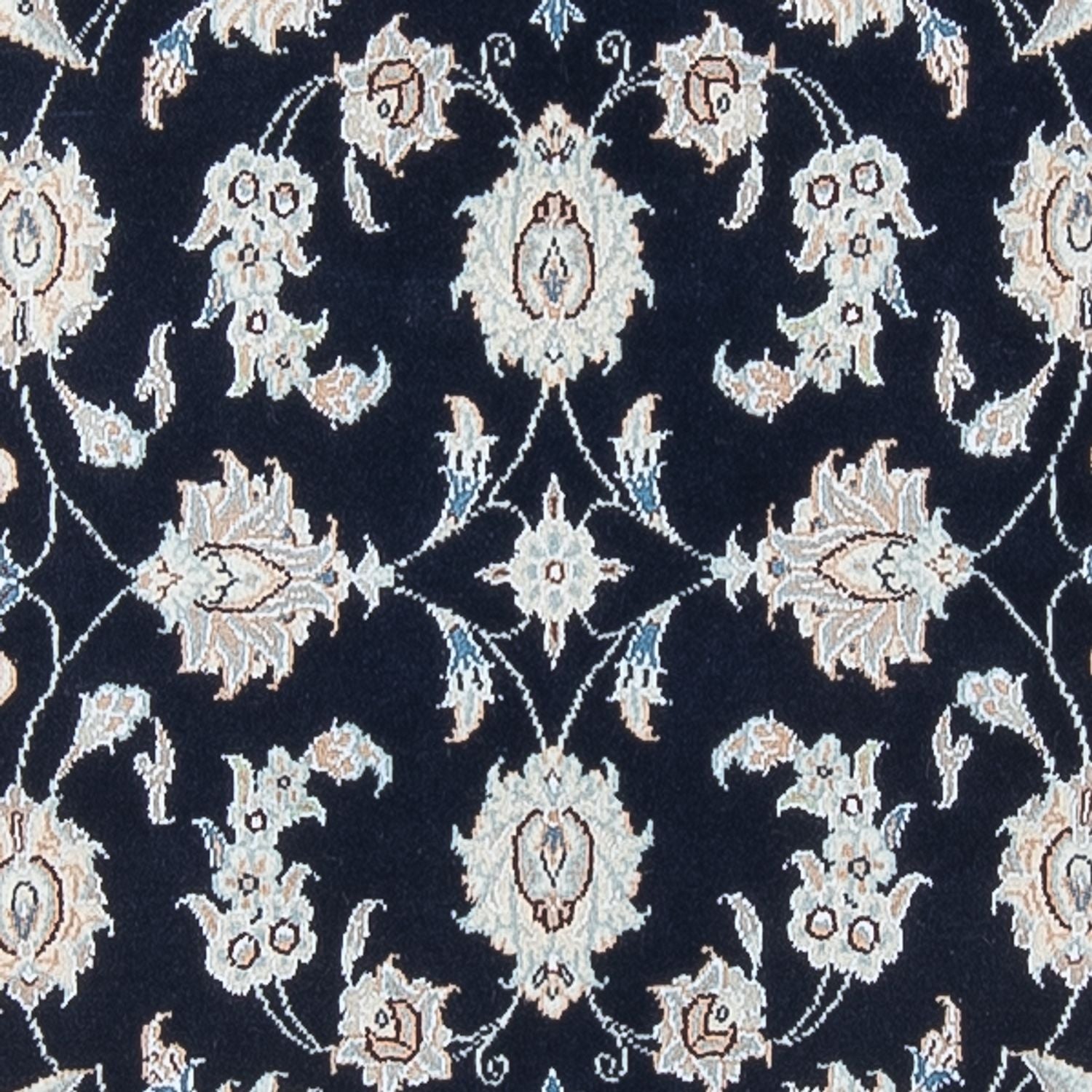 Läufer Perser - Nain - Premium - 302 x 80 cm - dunkelblau