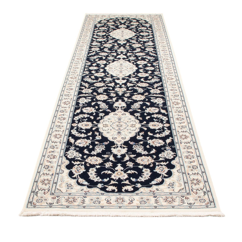 Läufer Perser - Nain - Premium - 344 x 90 cm - dunkelblau