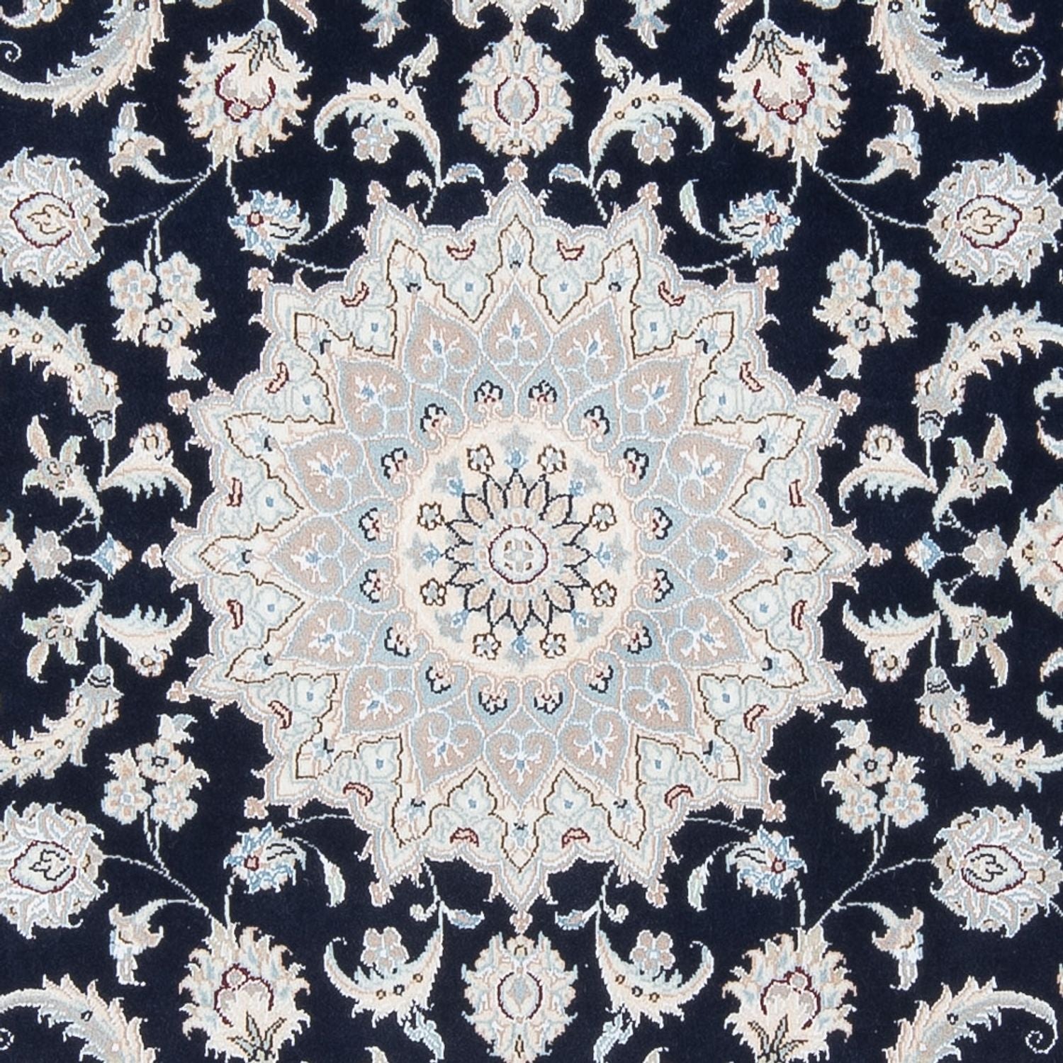 Perserteppich - Nain - Premium - 200 x 150 cm - dunkelblau