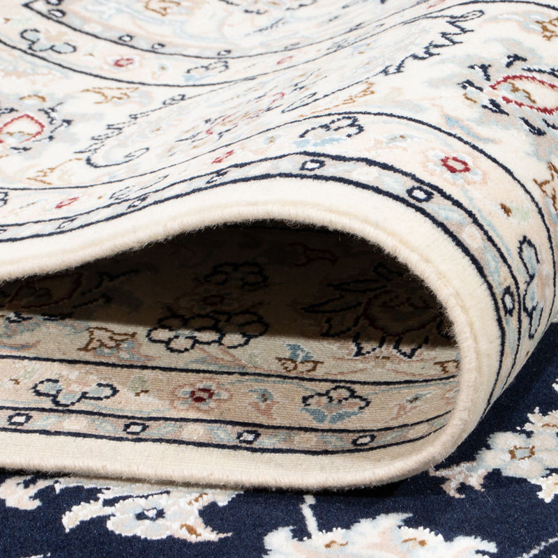 Perserteppich - Nain - Premium - 200 x 150 cm - dunkelblau