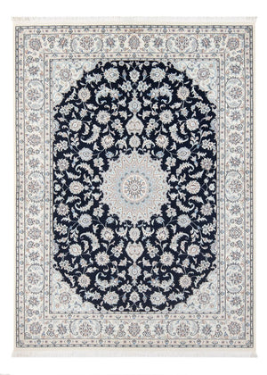 Perserteppich - Nain - Premium - 199 x 149 cm - dunkelblau