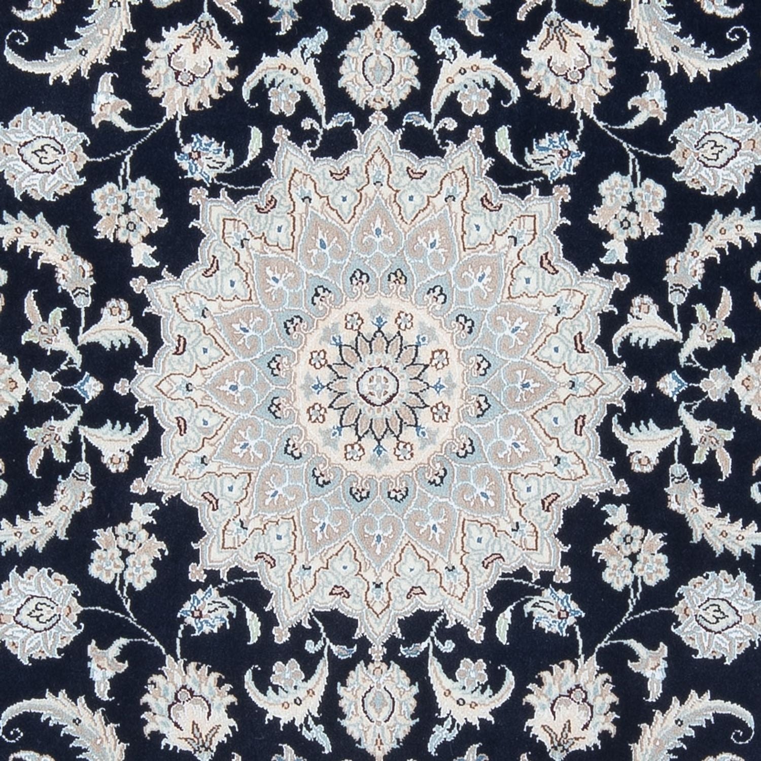 Perserteppich - Nain - Premium - 199 x 149 cm - dunkelblau