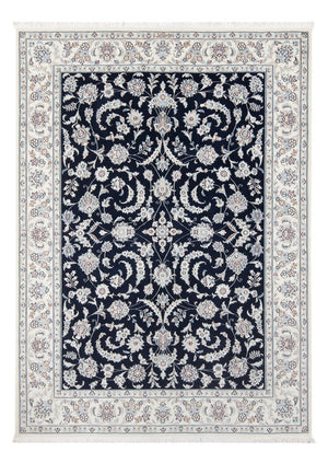 Perserteppich - Nain - Premium - 202 x 150 cm - dunkelblau