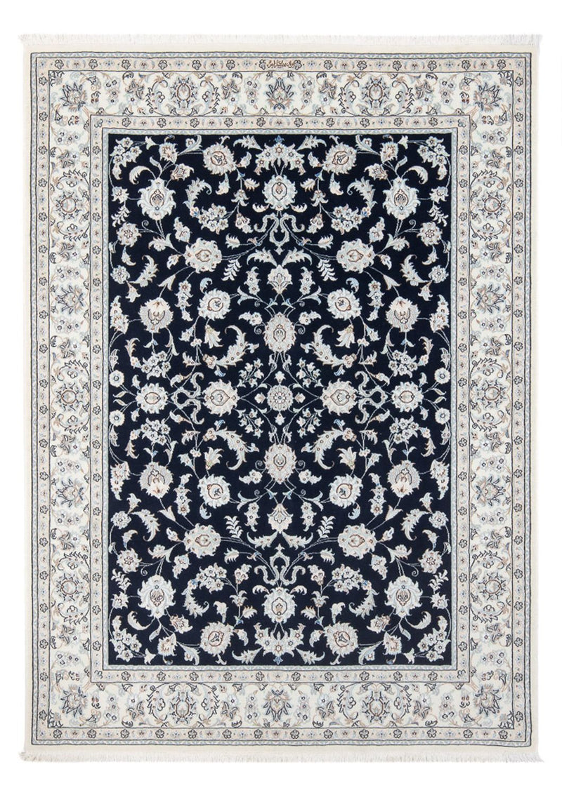Perserteppich - Nain - Premium - 203 x 150 cm - dunkelblau