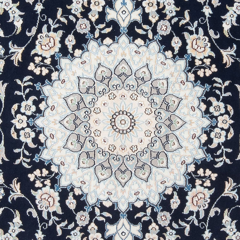 Perserteppich - Nain - Premium - 196 x 148 cm - dunkelblau