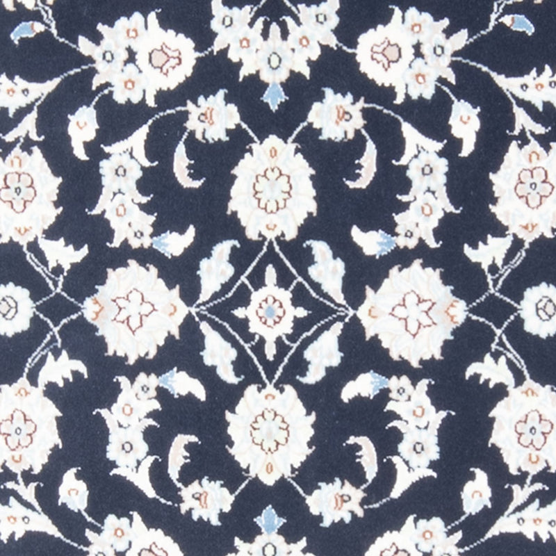 Läufer Perser - Nain - Royal - 195 x 81 cm - dunkelblau