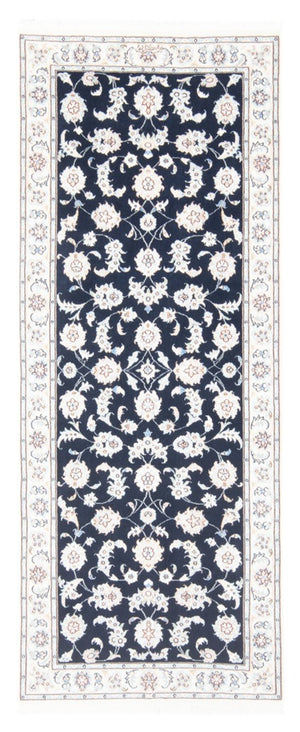 Läufer Perser - Nain - Royal - 194 x 80 cm - dunkelblau