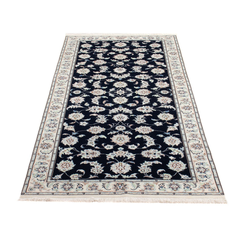 Läufer Perser - Nain - Royal - 196 x 80 cm - dunkelblau