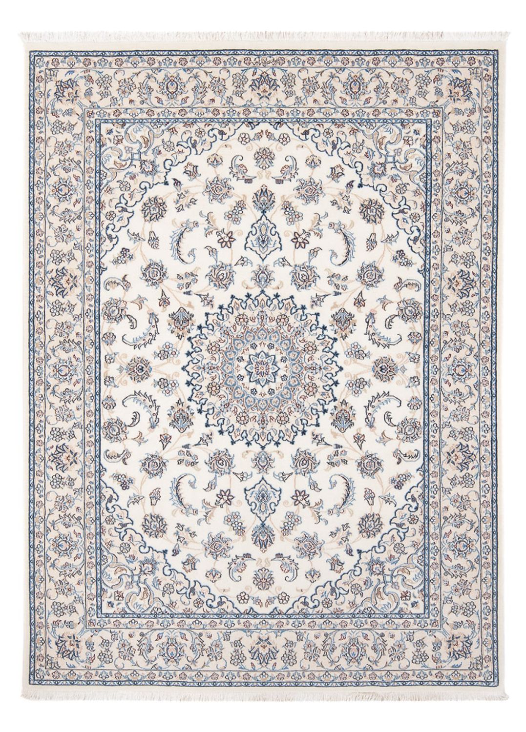 Perserteppich - Nain - Premium - 200 x 150 cm - creme