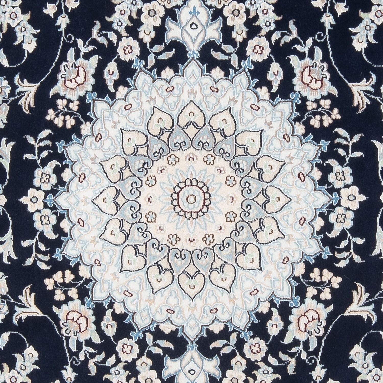 Perserteppich - Nain - Premium - 199 x 150 cm - dunkelblau