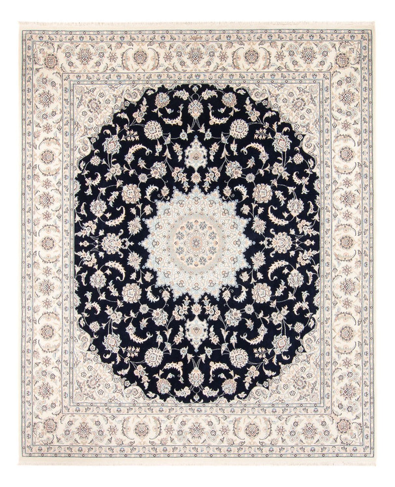 Perserteppich - Nain - 278 x 223 cm - dunkelblau