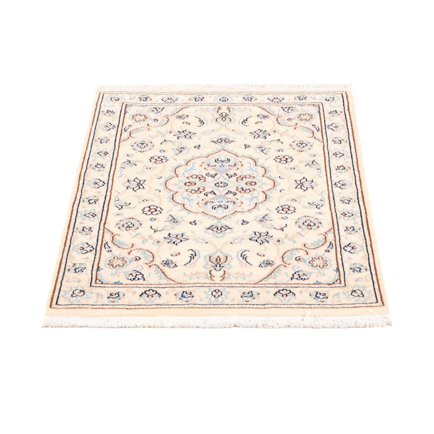 Perserteppich - Nain - 90 x 60 cm - beige