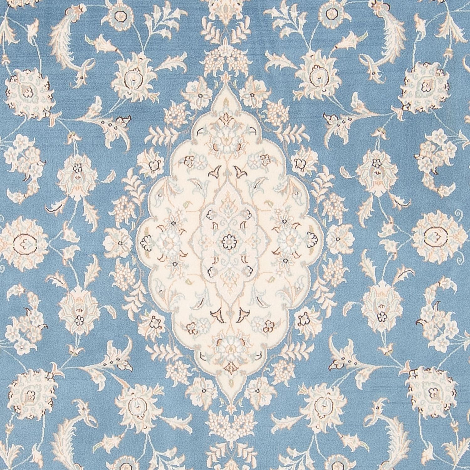 Perserteppich - Nain - 251 x 168 cm - blau